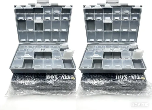Miniatura 15 de AideTek BOXALL48 48 Tapas Caja Vacía Organizadora SMD SMT Tamaño 6 Pulgadas 9 Pulgadas Montaje en Superficie