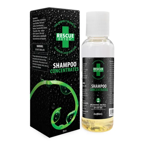 Rescue Detox Champú concentrado – 2oz | Funciona en 1 lavado – Limpieza concentrada de folículos capilares desintoxicantes