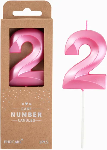 Miniatura 19 de PHD CAKE Velas de cumpleaños de 2 números de 7 cm de oro con diamantes, velas de número dorado, velas de número para pastel, celebración de fiesta