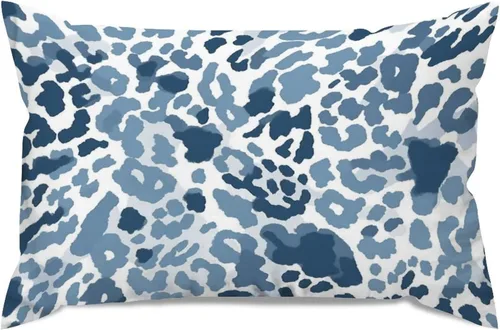 Miniatura 43 de Fundas de almohada con estampado de leopardo y guepardo negro y marrón, 12 x 18 pulgadas, fundas de cojín de granja para sofá, sala de estar