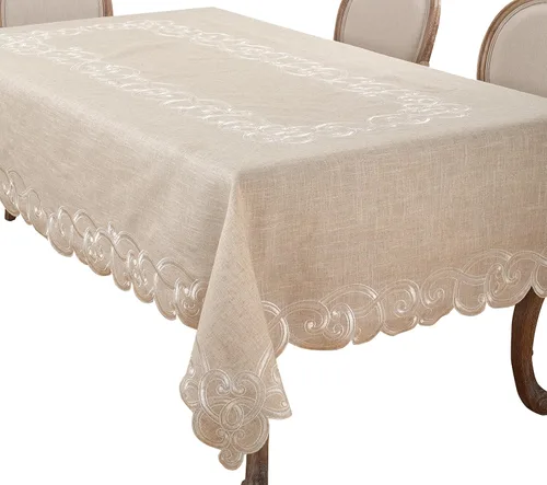 Miniatura 6 de SARO LIFESTYLE QX168 - Mantel individual de 4 piezas, 14 x 20 pulgadas, natural
