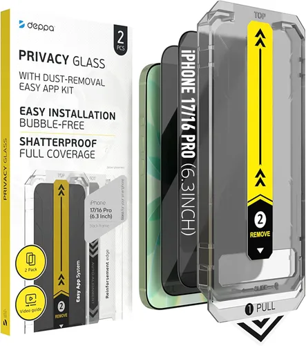 Miniatura 12 de Deppa Pack de 2 Protector de pantalla para iPhone Air (6.5") con bandeja de instalación inteligente Libre de polvo y burbujas Vidrio