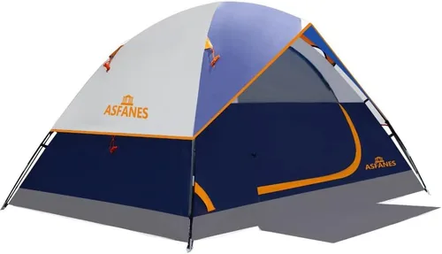 Miniatura 12 de ASFANES Tiendas de campaña para 2-12 personas, impermeables, para mochileros, doble capa, perfectas para picnics, pesca y camping en el patio