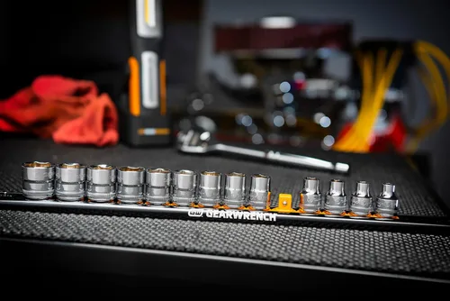 Miniatura 6 de GEARWRENCH 14 Pc. 3/8" Drive 6 Pt. Juego de llaves de vaso estándar, métrico - 80552