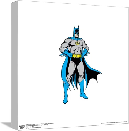 Miniatura 10 de Trends International Gallery Pops DC Comics Batman - Póster de pared de Batman New Look para pared, 12 x 12 pulgadas, versión enmarcada en blanco