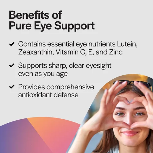 Miniatura 5 de PureFormulas Pure Eye Support Suplemento de luteína y zeaxantina - 90 cápsulas vegetarianas