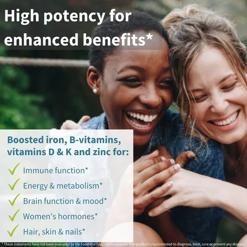 Miniatura 8 de Igennus Multivitamínico Metilado de Alta Potencia para Mujeres, Ingredientes Puros y Limpios, Suplemento MTHFR con Vitaminas B Activas, Vitamina K2