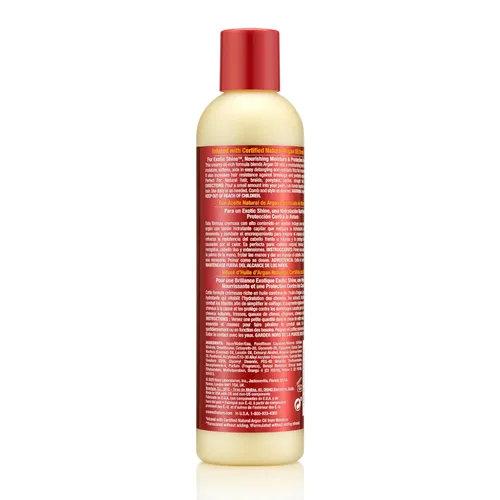 Miniatura 3 de Creme of Nature, Loción capilar de aceite de argán, espumante cremoso de aceite para ayudar a restaurar la humedad y añadir brillo, 8.45 onzas