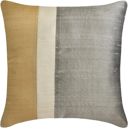 Miniatura 25 de Fabric Mart Direct Funda de cojín para sofá, fundas de cojín decorativas de color verde y gris, de 12 x 12 pulgadas, almohadas de retazos de bloques