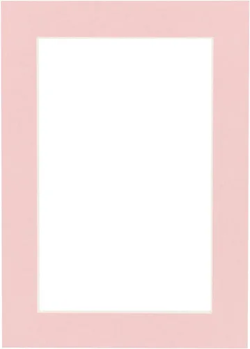 Miniatura 2 de 18 x 24 pulgadas, corte biselado para fotos de 15 x 22 pulgadas, matboard precortado rosa sin ácidos, para imágenes, fotos, marco, grosor de 4 capas