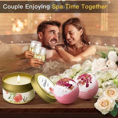Miniatura 5 de Yorktend Regalo de boda y compromiso para parejas: día de San Valentín, novia y novio, recién casados señor y señora, esenciales de luna de miel