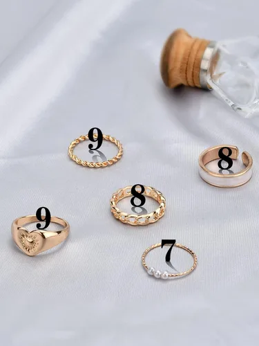 Miniatura 32 de Preppy Heishi - Juego de pulseras de surfista para niñas adolescentes, bonitos aretes estéticos, anillos estéticos preppy coloridos de oro blanco