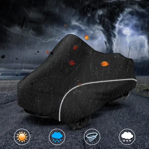 Miniatura 7 de Funda completa para Spyder F3 compatible con Can-Am Spyder F3T Tour y Limited 300D Oxford Protector de tela contra el polvo, la nieve, la lluvia
