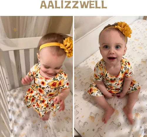 Miniatura 2 de Aalizzwell Vestido tipo body para bebé recién nacido