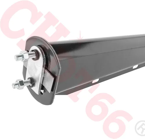 Miniatura 7 de Kit todo en uno de perchas para semirremolques - 30" resistente resorte cargado, distancia entre pernos: 2.5" - recto - negro con tiras reflectantes