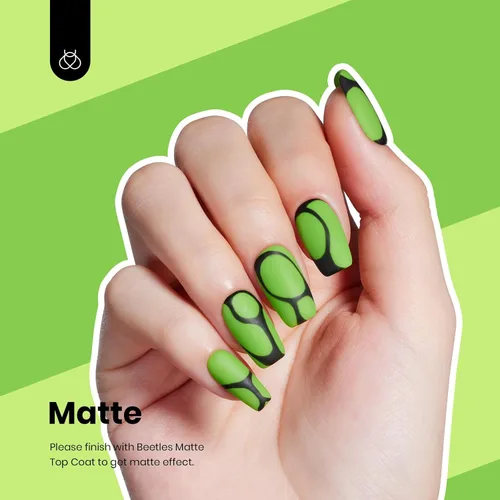 Miniatura 246 de Beetles - Esmalte de uñas de gel marrón – 0.5 onzas líquidas de esmalte de gel marrón oscuro, lámpara LED UV para uñas, regalo de manicura para I