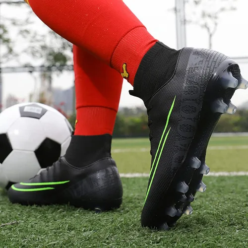 Miniatura 5 de Qzzsmy Tenis profesionales de fútbol para hombre, para interiores y exteriores, para competición, entrenamiento, atléticos, para niños grandes