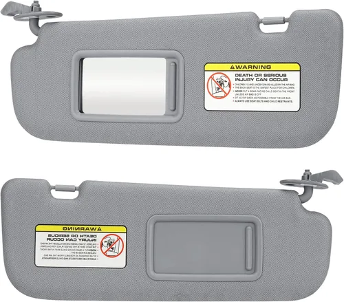 Youxmoto para Hyundai Elantra Visor solar gris para lado del conductor izquierdo y lado del pasajero derecho, reemplazo para Hyundai Elantra 2011