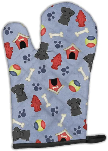 Miniatura 253 de Caroline's Treasures BB4020OVMT Dog House Collection Border Collie - Guante de horno grueso resistente al calor para sartenes calientes y horno