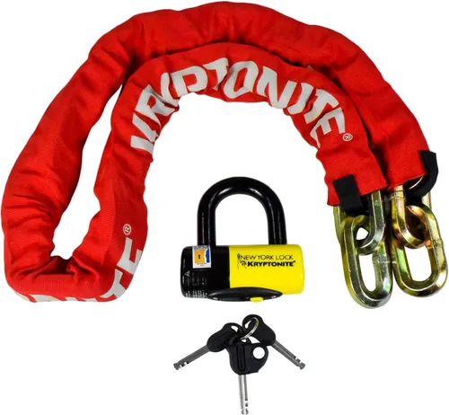 Miniatura 10 de Kryptonite Cadena New York Fahgettaboudit 1415 y candado New York Disc