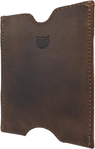 Miniatura 3 de Hide & Drink, Funda de bolsillo para pasaporte de viaje hecha a mano de cuero de grano completo, Bourbon Marrón, Classic