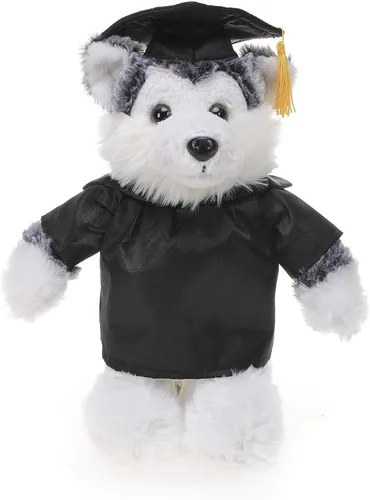 Miniatura 9 de Plushland Peluche de animal, juguetes de 12 pulgadas, regalo para el día de graduación, lo mejor para cualquier graduado de escuela, 12 pulgadas