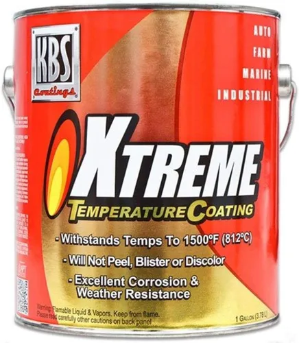 Miniatura 8 de KBS Coatings - Recubrimiento de temperatura Xtreme, color negro azabache , Acero inoxidable