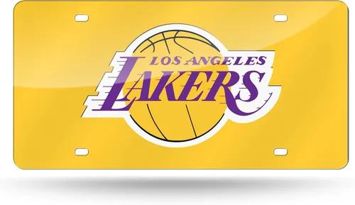 Miniatura 27 de Rico Industries Placa de matrícula metálica con incrustaciones láser de la NBA