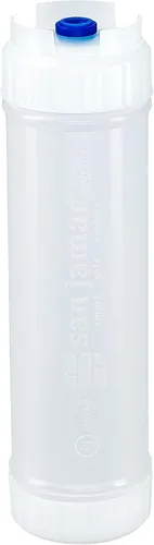 Miniatura 2 de San Jamar Ez Kleen - Botella de plástico para salsa con válvula mediana para salsas gruesas y condimentos, 20 onzas, color blanco