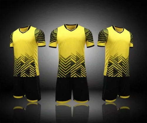Miniatura 7 de PAIRFORMANCE Camisetas de fútbol para niños, uniforme de entrenamiento de equipo deportivo de 5 a 15 años, conjunto de camisetas y pantalones cortos