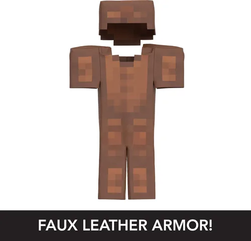 Miniatura 4 de Mattel Minecraft Diamond Level Zombie Figura de acción con 4 accesorios, escala de coleccionista de 5.5 pulgadas y diseño pixelado