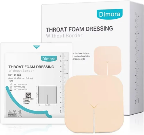 Miniatura 13 de Dimora Apósitos de Espuma de Silicona Sin Borde Paquete de 10 - 3" x 3" Altamente Absorbentes Adhesivos Impermeables para Heridas, Almohadillas
