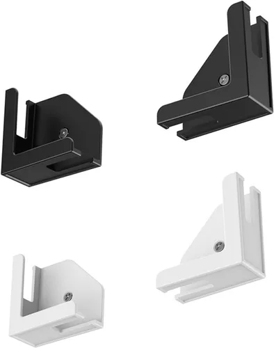 Miniatura 6 de Soporte de montaje en pared para tabletas Smartphones Fácil instala con adhesivo o tornillos EReader Montaje en pared Negro