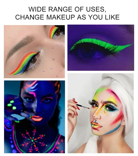 Miniatura 2 de MEICOLY Delineador de ojos activado por agua, delineador de ojos Hydra reactivo a los rayos UV, delineador de ojos gráfico de 7 pasteles