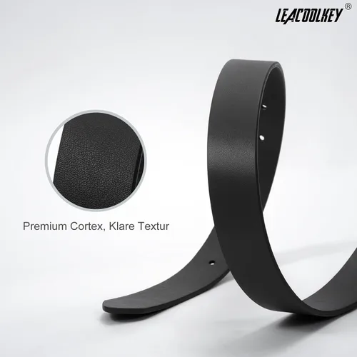 Miniatura 4 de LEACOOLKEY Cinturón de cuero para mujer con hebilla dorada Cinturón de cuero para mujer