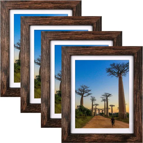 Miniatura 19 de SESEAT Portarretratos negros de 8 x 10 pulgadas para pared o mesa, para exhibir fotos de 8 x 10 pulgadas con paspartú o de 9 x 11 pulgadas sin