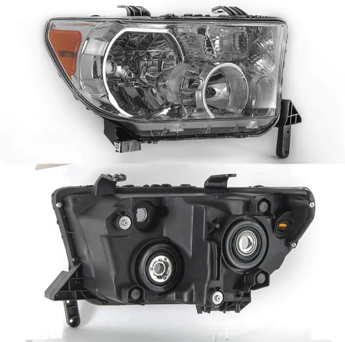 Miniatura 2 de AKKON - Compatible con Toyota Tundra 2007-2013 + 2008-2017 Sequoia. Juego de faros delanteros estilo OE