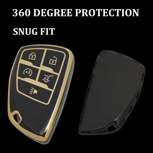 Miniatura 4 de Funda protectora de TPU para llavero compatible con Chevy Silverado 1500 GMC Sierra 1500 GMC Sierra 1500 2022 2023 2025 2023 2025 Silverado Sierra