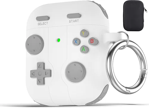 Miniatura 11 de Valkit Funda protectora resistente 2 en 1 para Airpods, a prueba de golpes, funda de Air Pod 2 para hombres y mujeres, con llavero para iPod Skin