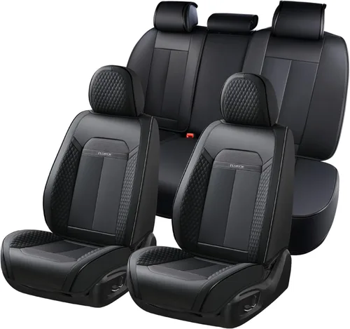 Miniatura 25 de FLORICH Fundas de asiento delantero, 2 piezas, fundas de asiento para automóviles, fundas de asiento universales de cuero de lujo, accesorios