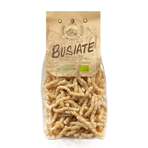 Miniatura 9 de Morelli - Pasta en espiral orgánica de sémola de trigo duro prémium de Italia, rica en proteínas, granos antiguos, totalmente naturales, italiana