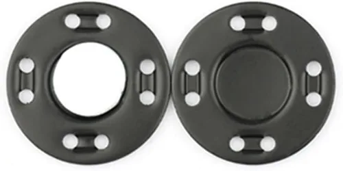 Miniatura 18 de Juego de 6 botones magnéticos, suministros de costura, hebilla magnética de metal, 3 pares de botones invisibles a presión para ropa, abrigo, Verde