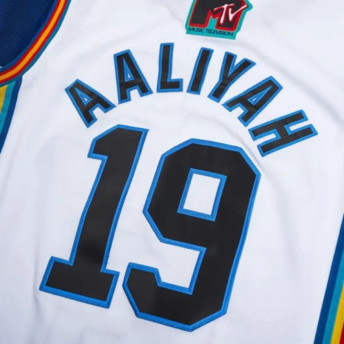 Miniatura 8 de Camiseta de baloncesto Aaliyah Jersey 19 Albañiles MTV Rock N Jock