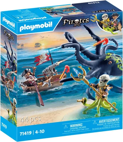 Miniatura 2 de Playmobil Piratas: Batalla con el pulpo gigante