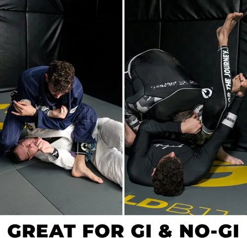 Miniatura 3 de Gold BJJ Jiu Jitsu Spats - Capa base para Gi y No-Gi Grappling - Pantalones de artes marciales