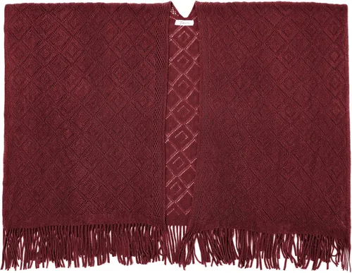 Miniatura 22 de Soul Young - Chal de punto para mujer, poncho con flecos y capa