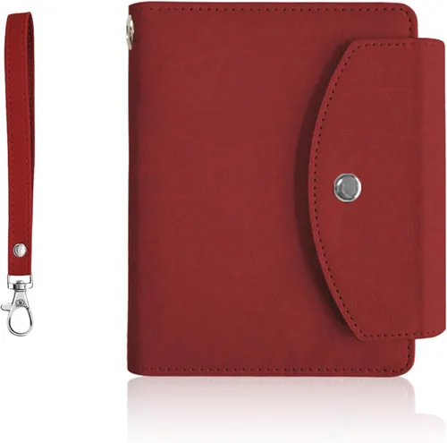 Miniatura 8 de Estuche de lápiz labial de PU con espejo, con capacidad para 4 lápices labiales largos, organizador de maquillaje, estuche de viaje para cosméticos