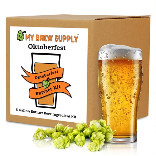 Miniatura 8 de My Brew Supply Kit de extracto de Summer Ale Extracto de malta seca Golden Light, Trigo y Pilsen Naranja amarga y cáscara de limón Grano