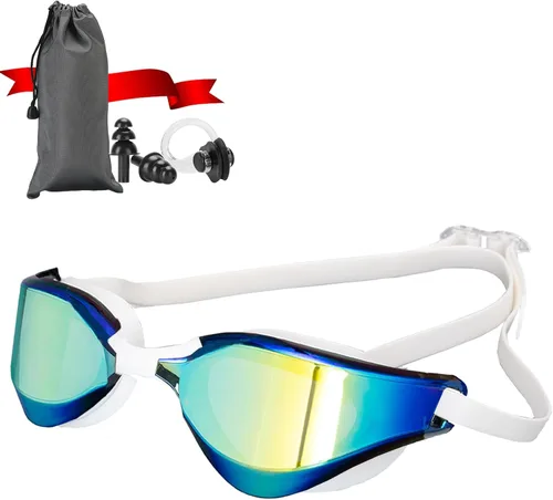 Gafas de natación para hombres/mujeres, antivaho anti-UV, gafas de natación para adultos, niños/niñas/jóvenes/jóvenes