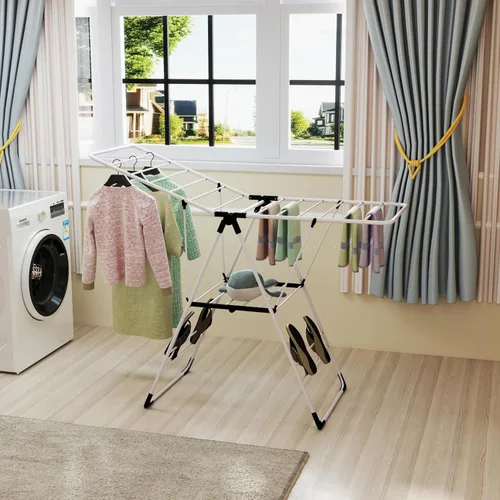 Miniatura 2 de Tangkula tendedero para secar ropa, rejilla plegable para ropa